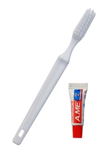 Dental kit in flow wrap