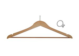Anti –theft Hanger with brass accessories