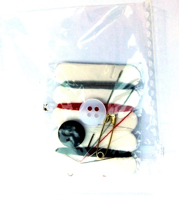 Sewing Kit in flow wrap with branded label